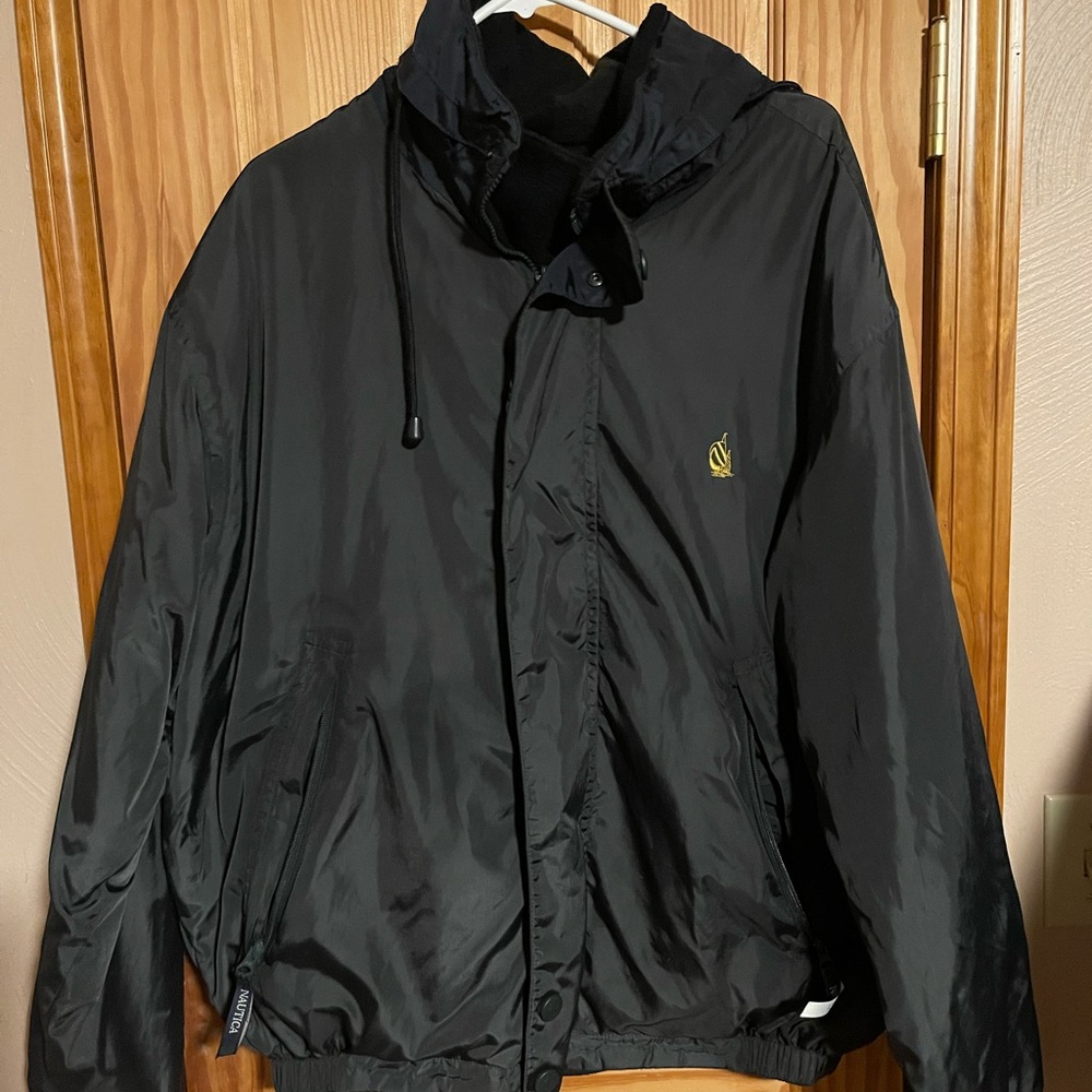 Nautica Reversible Jacket Coat Men’s XL Green Great Condition Vintage